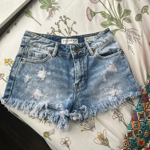 BULLHEAD DEMIN SHORTS - Picture 1 of 7